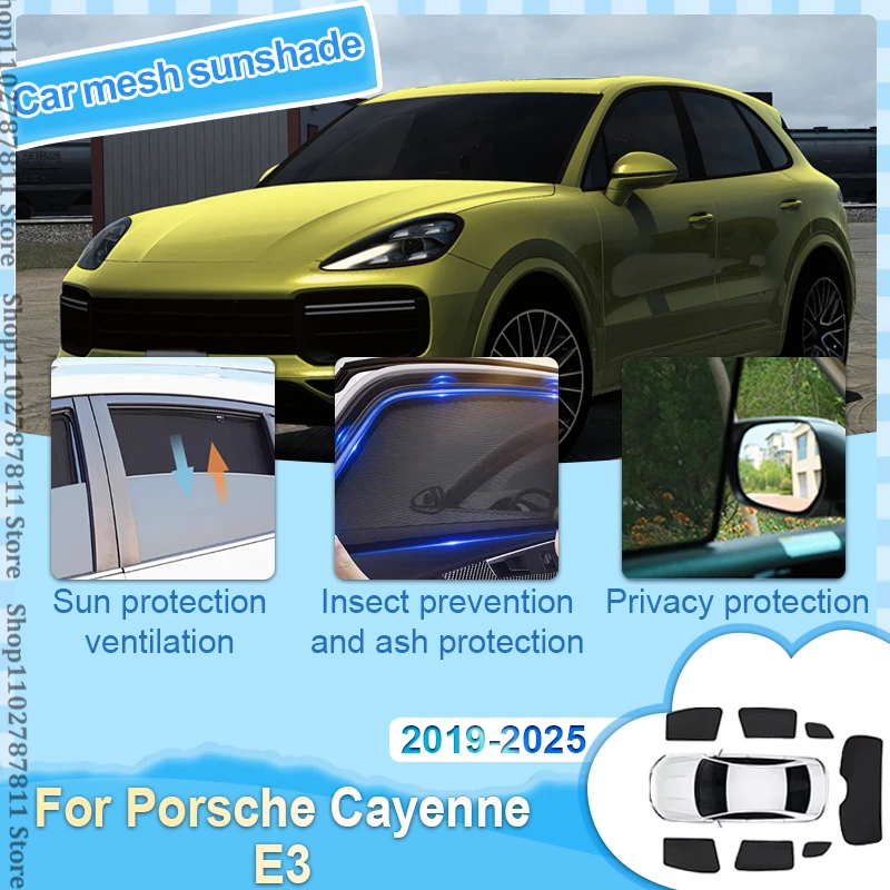Magnetic Car Sunshade For Porsche Cayenne E3 2019 2020 2021 2022 2023 2024 2025 Front Windshield Curtain Side Window Shade Mesh
Magnetic Car Sunshade For Porsche Cayenne E3 2019 2020 2021 2022 2023 2024 2025 Front Windshield Curtain Side Window Shade Mesh