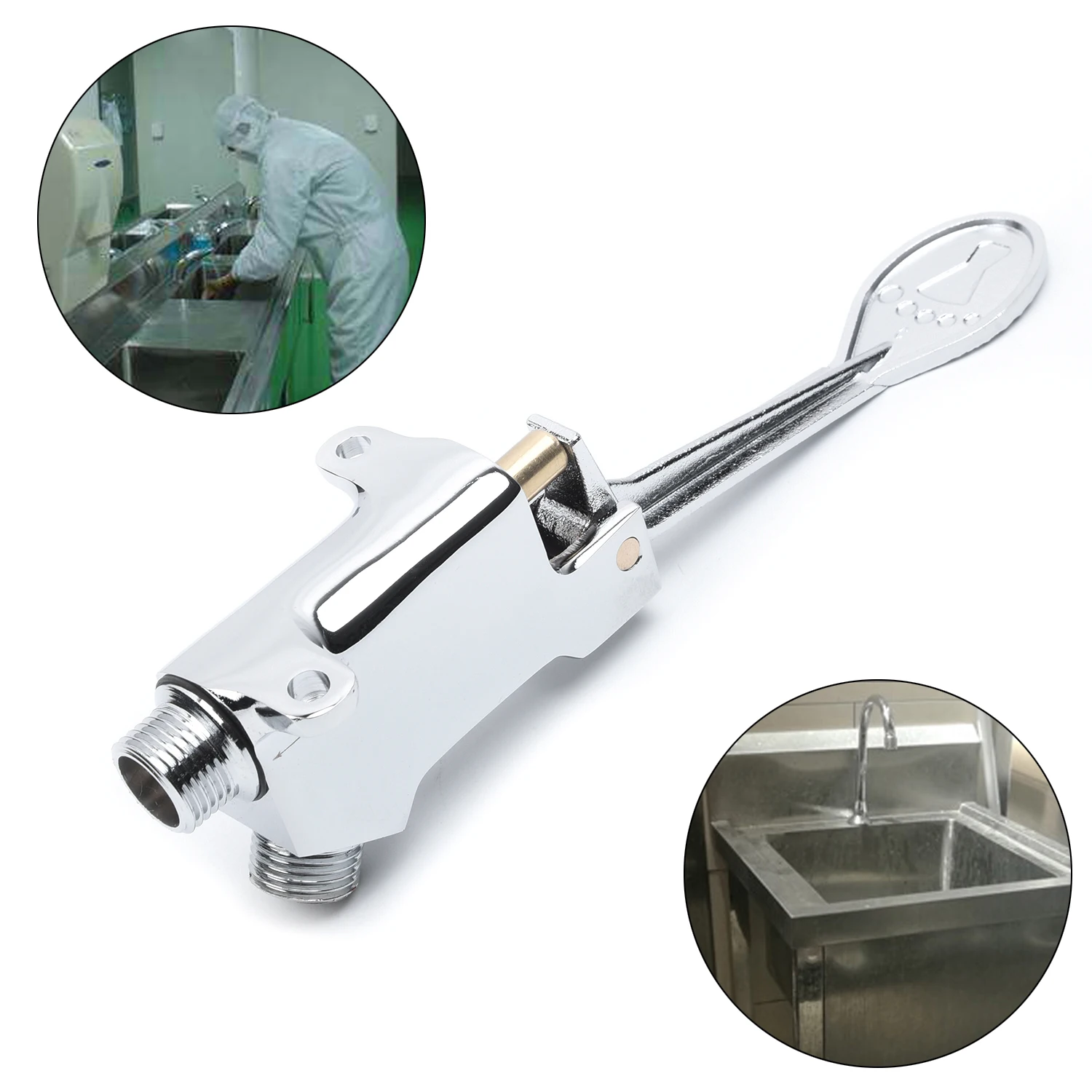 1/2'' Floor Foot Pedal Control Switch Tap Valve Copper Faucet Basin Single Cold Waters Taps Hotel Pedal Waters Faucets
1/2'' Floor Foot Pedal Control Switch Tap Valve Copper Faucet Basin Single Cold Waters Taps Hotel Pedal Waters Faucets