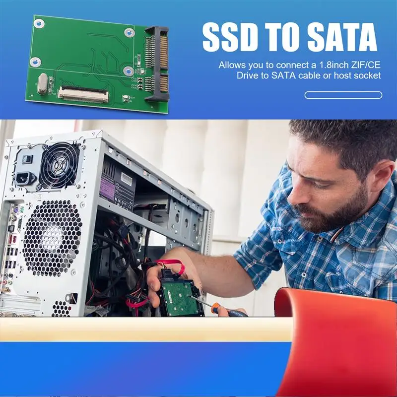 1,8-дюймовый 40-контактный ZIF/CE SSD HDD жесткий диск на 7 + 15 22-контактный адаптер SATA, плата преобразователя-X62A
1,8-дюймовый 40-контактный ZIF/CE SSD HDD жесткий диск на 7 + 15 22-контактный адаптер SATA, плата преобразователя-X62A