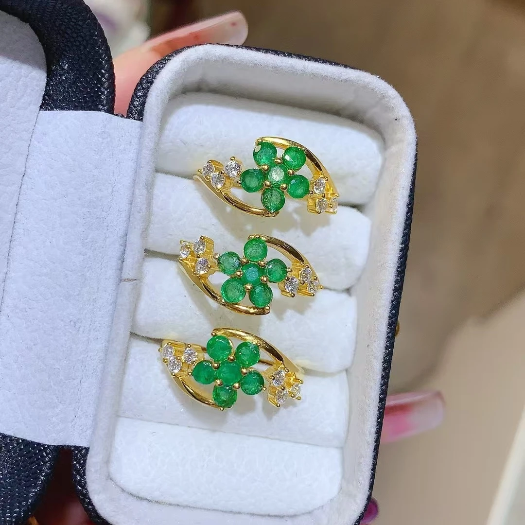KJJEAXCMY Fine Jewelry Natural Colombian Emerald Women's Ring S925 Pure Silver Exquisite Inlaid High Clarity Support Testing
KJJEAXCMY Fine Jewelry Natural Colombian Emerald Women's Ring S925 Pure Silver Exquisite Inlaid High Clarity Support Testing