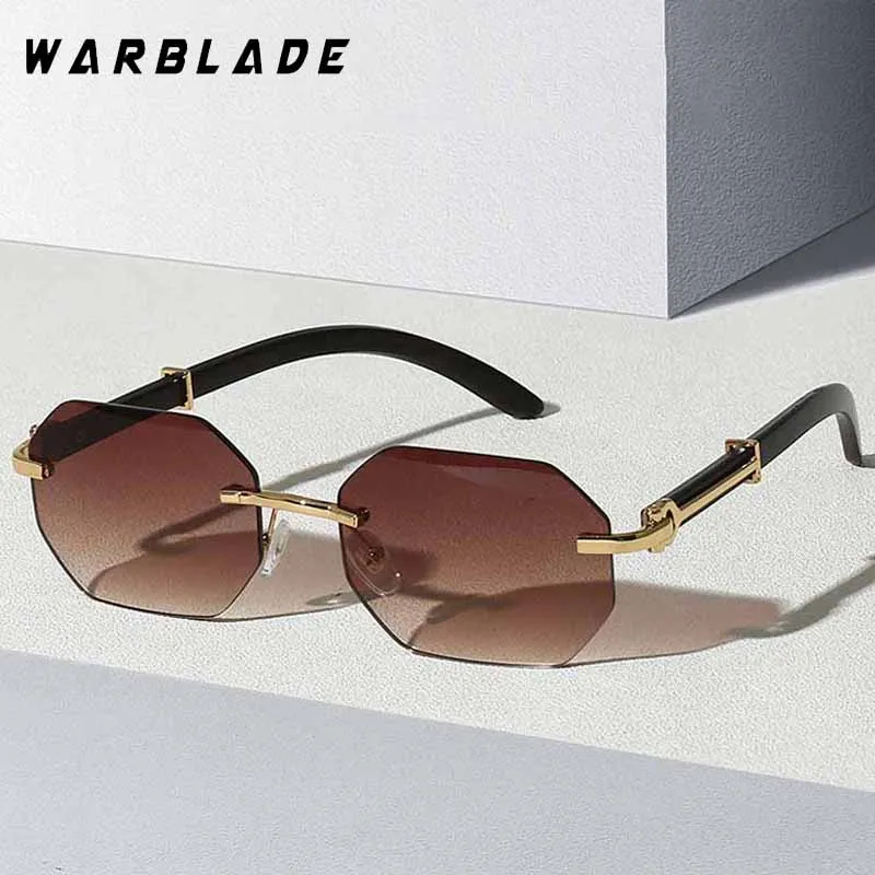 New Luxury Vintage Brand Design Polygon Rimless Women's Sunglasses Metal Decorate Men Sunglass Drive Summer UV400 Shades Lentes
New Luxury Vintage Brand Design Polygon Rimless Women's Sunglasses Metal Decorate Men Sunglass Drive Summer UV400 Shades Lentes