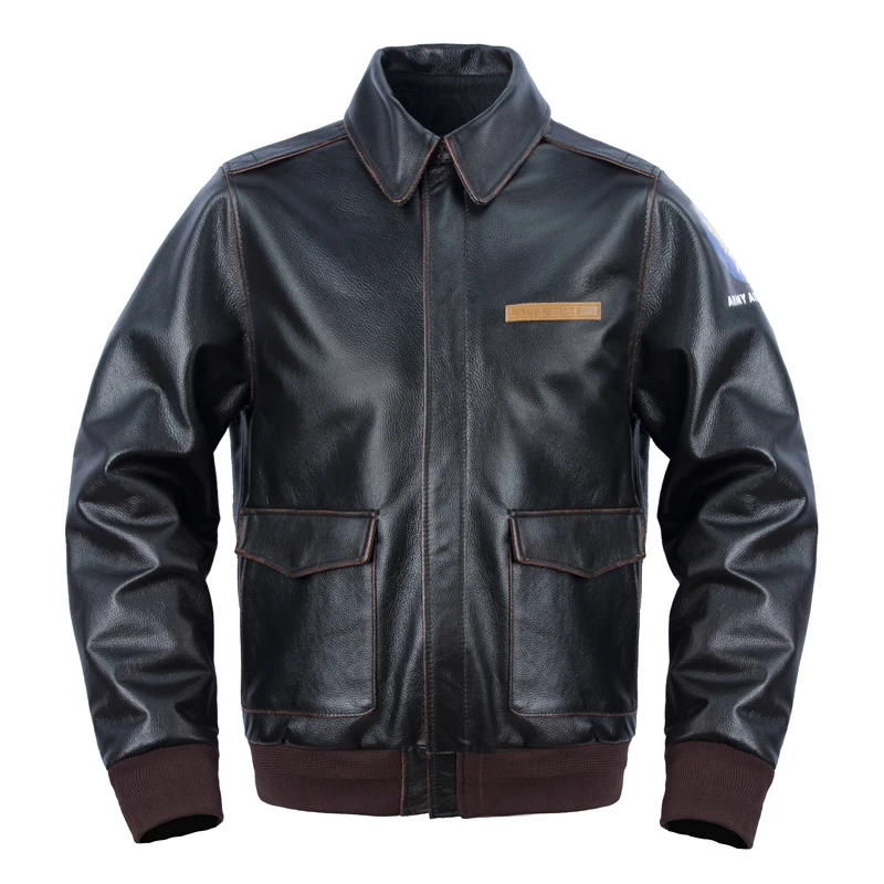 Кожаная куртка Hanrted A2 из натуральной воловьей кожи с эффектом потертости, мужская, модная, повседневная, с длинными рукавами
Кожаная куртка Hanrted A2 из натуральной воловьей кожи с эффектом потертости, мужская, модная, повседневная, с длинными рукавами