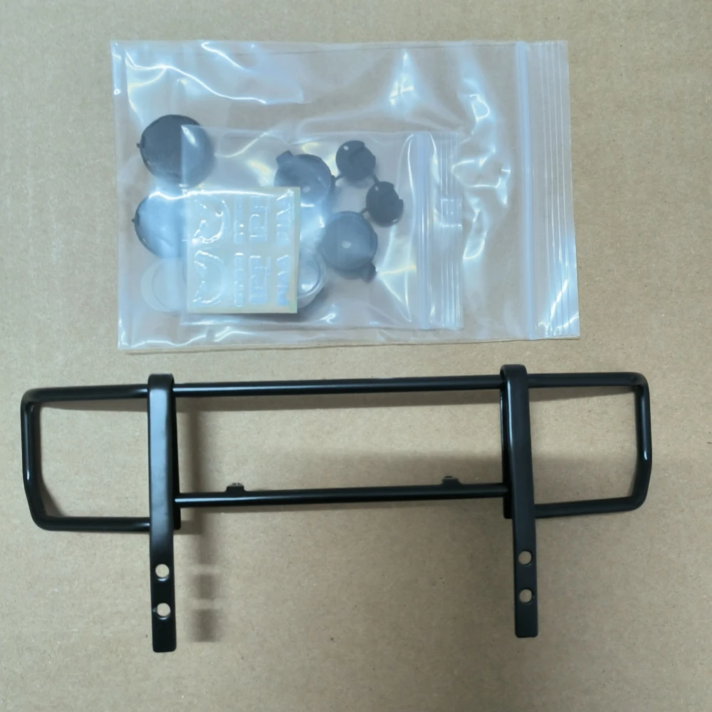 Scale 1/10 Steel Front Bumper and Lamps fit Traxxas trx4 trx6 Benz G500/G63 4X4 6X6 Body 1 10 RC Crawler Truck
Scale 1/10 Steel Front Bumper and Lamps fit Traxxas trx4 trx6 Benz G500/G63 4X4 6X6 Body 1 10 RC Crawler Truck