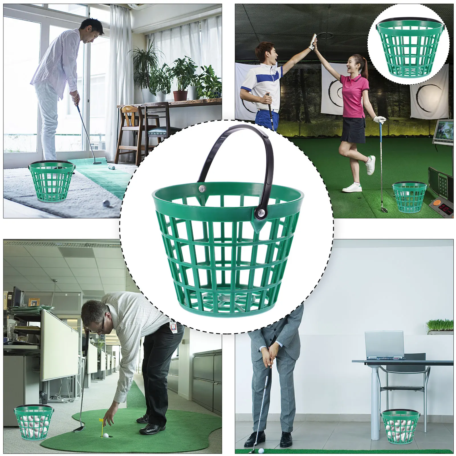 1pc Golf Ball Picker Basket Nylon Storage Bucket Outdoor Plastic Dirt Leak Large Capacity Durable Handle Golf Training
1pc Golf Ball Picker Basket Nylon Storage Bucket Outdoor Plastic Dirt Leak Large Capacity Durable Handle Golf Training