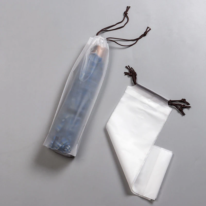 Translucent Plastic Umbrella Storage Bag Portable Reusable Waterproof Drawstring Organizer Storage Bag
Translucent Plastic Umbrella Storage Bag Portable Reusable Waterproof Drawstring Organizer Storage Bag