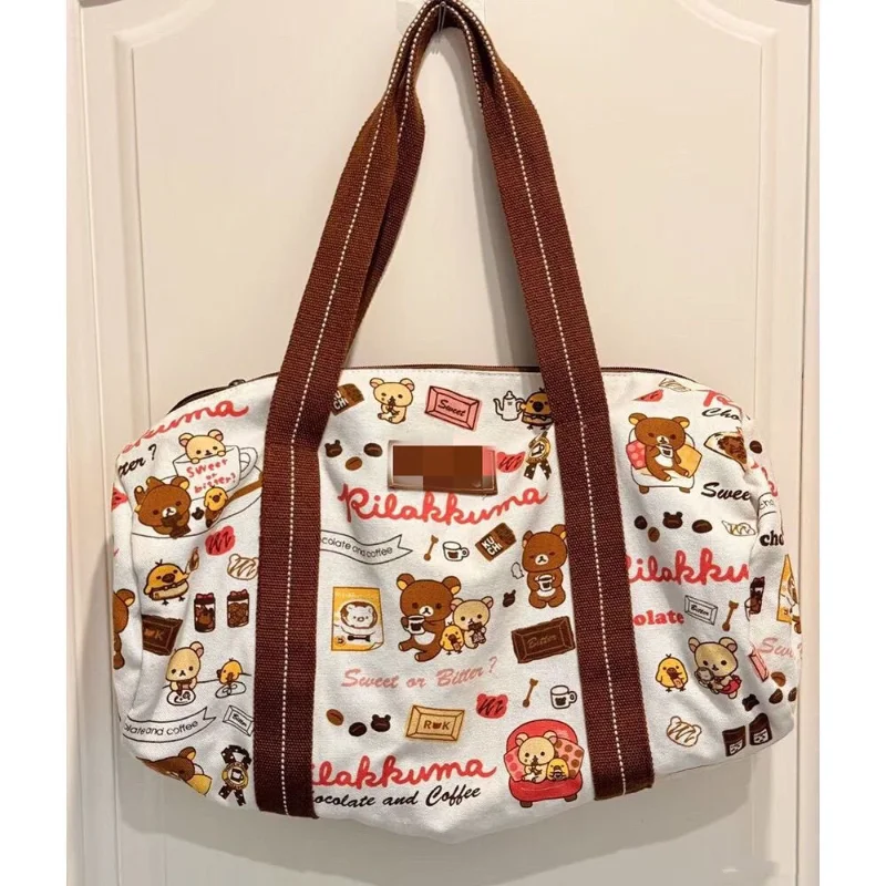 Rilakkuma Travel Bag Large Capacity Luggage Bag Portable Cartoon Storage Clothes Makeup Shopping Bag Women Accessories Wholesale
Rilakkuma Travel Bag Large Capacity Luggage Bag Portable Cartoon Storage Clothes Makeup Shopping Bag Women Accessories Wholesale