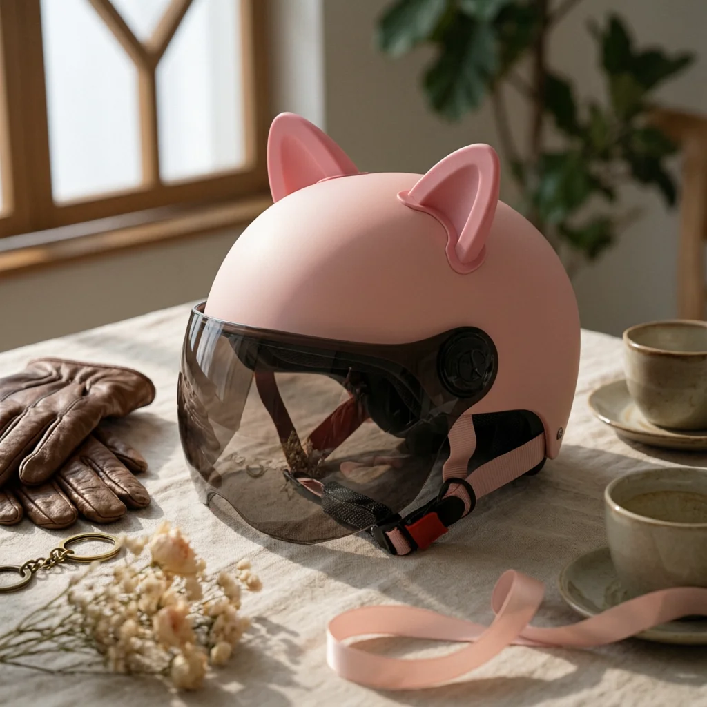 Children's Feline-Inspired-Ear Helmet Glossy Finish Feline-Inspired-Ear Helmet Child Safety Gear Cartoon-Design Shock Resistant
Children's Feline-Inspired-Ear Helmet Glossy Finish Feline-Inspired-Ear Helmet Child Safety Gear Cartoon-Design Shock Resistant