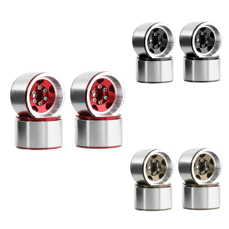 4PCS 1.0 Inch Aluminum Alloy Beadlock Wheel Hub Rims For RC Crawler Car Axial SCX24 1/18 TRX4M Wheels Parts Red
4PCS 1.0 Inch Aluminum Alloy Beadlock Wheel Hub Rims For RC Crawler Car Axial SCX24 1/18 TRX4M Wheels Parts Red