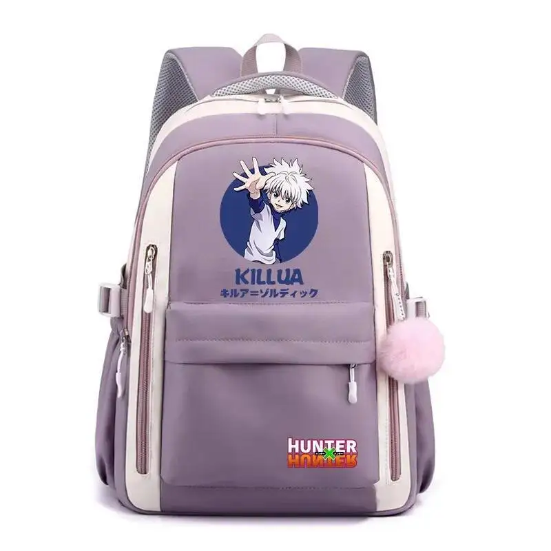 Anime Game Breathable Mesh Black Blue Purple Pink Hunter X Hunter Student Teens School Bags Backpacks
Anime Game Breathable Mesh Black Blue Purple Pink Hunter X Hunter Student Teens School Bags Backpacks