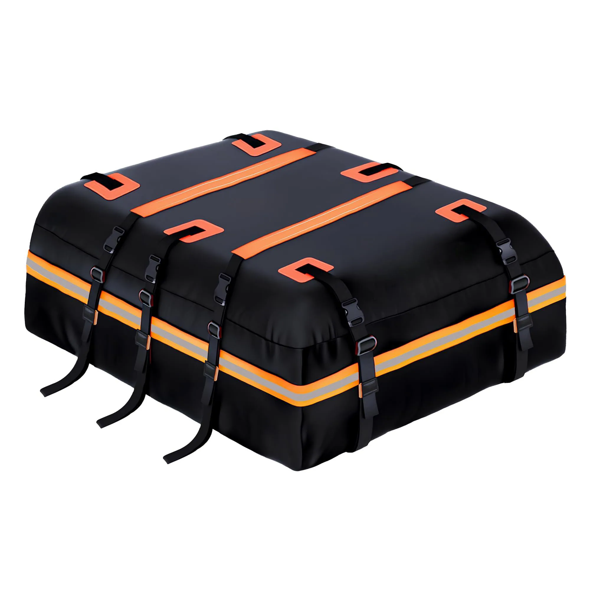 Waterproof 15 cu ft Rooftop Cargo Carrier, Fits All Cars with/without Rack, with 8 Straps & Locks for Travelers
Waterproof 15 cu ft Rooftop Cargo Carrier, Fits All Cars with/without Rack, with 8 Straps & Locks for Travelers