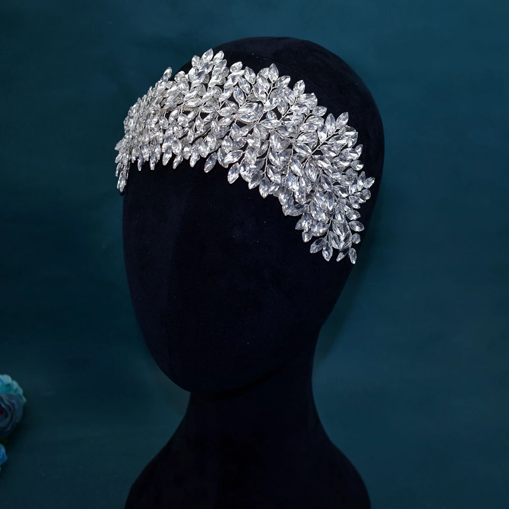 DZ005 Brides Headpieces Bridal Hair Accessories Wedding Hair Band Crystal Women Head Jewelry Rhinestone Bride Tiaras and Crown
DZ005 Brides Headpieces Bridal Hair Accessories Wedding Hair Band Crystal Women Head Jewelry Rhinestone Bride Tiaras and Crown