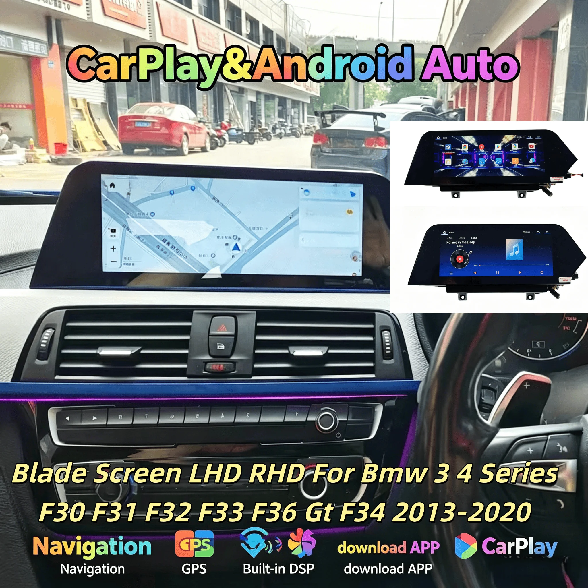 H CarPlay Android Car Blade Screen For Bmw 3 4 Series F30 F31 F32 F33 F36 Gt F34 2013-2020 CarPlay Multimedia Gps Navigation
H CarPlay Android Car Blade Screen For Bmw 3 4 Series F30 F31 F32 F33 F36 Gt F34 2013-2020 CarPlay Multimedia Gps Navigation