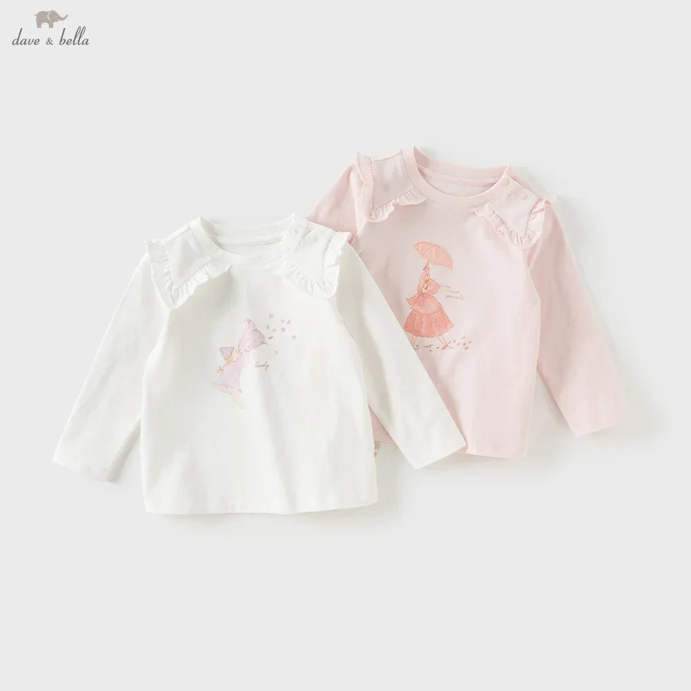 Dave Bella Children's Cotton T-shirt Summer Fashion Casual Sweet Girl's Cute Cartoon Bottoming Shirt Party Outdoor DB3252634
Dave Bella Children's Cotton T-shirt Summer Fashion Casual Sweet Girl's Cute Cartoon Bottoming Shirt Party Outdoor DB3252634