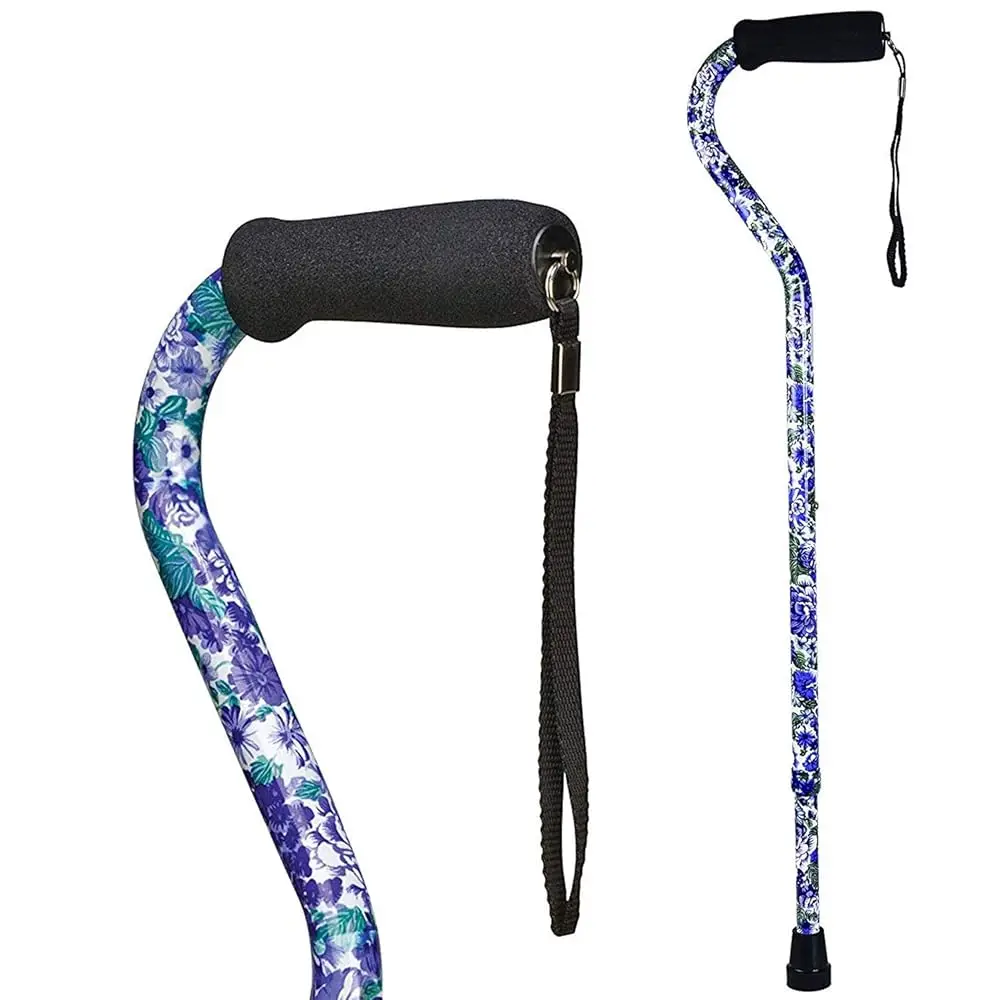 Adjustable Designer Cane with Offset Handle
Adjustable Designer Cane with Offset Handle