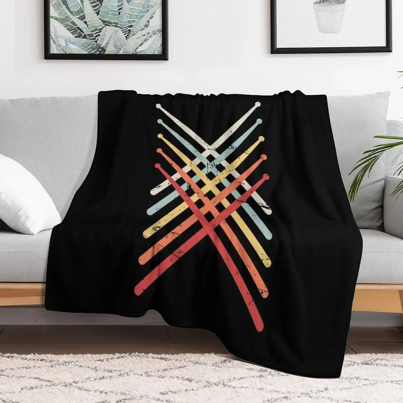Retro Vintage Drumsticks Design For Drummers Throw Blanket Plush Picnic Blankets
Retro Vintage Drumsticks Design For Drummers Throw Blanket Plush Picnic Blankets