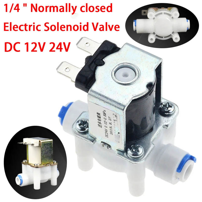 1/4"Normally Closed Electric Solenoid Valve Magnetic DC12V 24V Water Air Inlet Flow Switch Washing Machine Ice Machine Dispenser
1/4"Normally Closed Electric Solenoid Valve Magnetic DC12V 24V Water Air Inlet Flow Switch Washing Machine Ice Machine Dispenser
