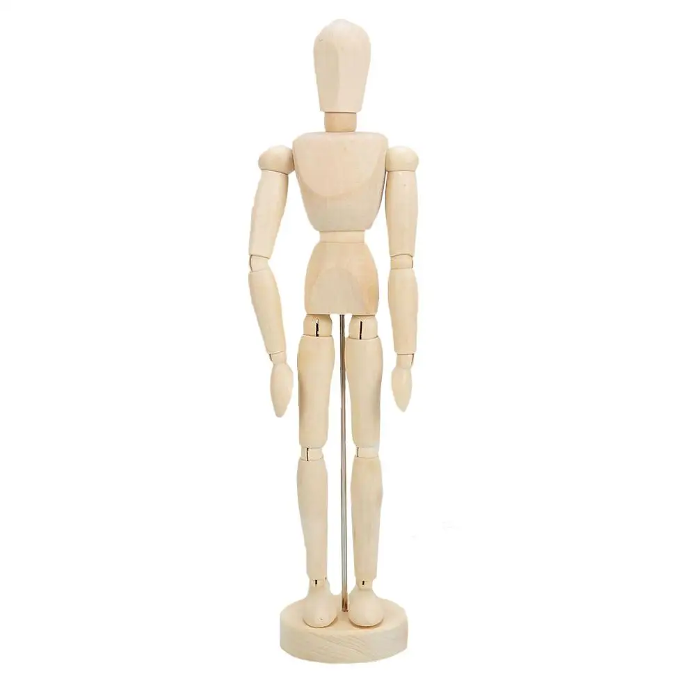 Wooden Joints Decorative Model Jointed Puppet Sketching Practice Drawing Rotatable Pose Desktop nament Craft Gift Storage
Wooden Joints Decorative Model Jointed Puppet Sketching Practice Drawing Rotatable Pose Desktop nament Craft Gift Storage
