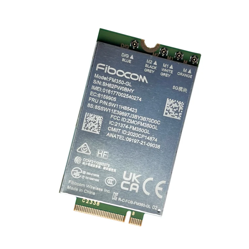 FM350-GL 4G/5G NR Sub6 LTE WCDMA Gigabit 4.67Gbps Compatible with CPE
FM350-GL 4G/5G NR Sub6 LTE WCDMA Gigabit 4.67Gbps Compatible with CPE