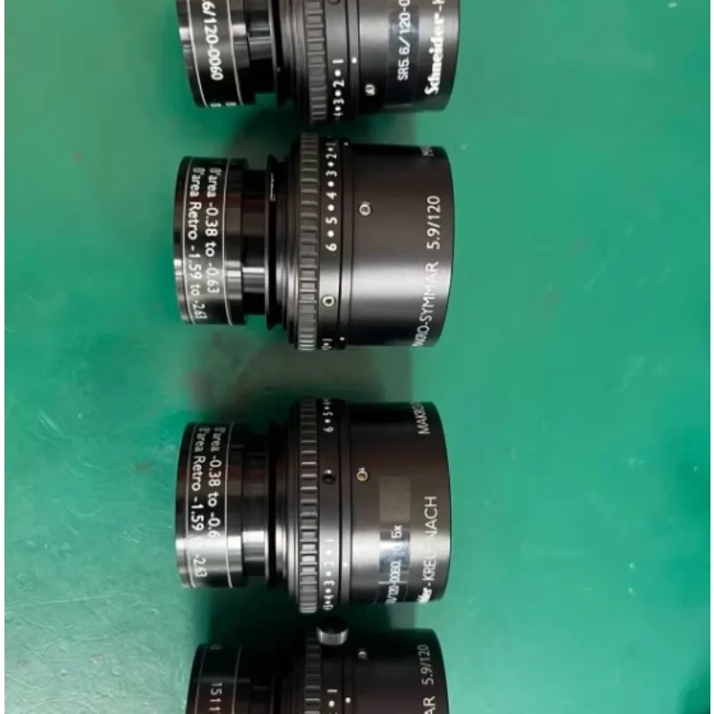 Schneider MAKRO-SYMMAR 5.9/120 SR Line Scan Industrial Lens, 5.6/120-0060 Second Hand Function Intact
Schneider MAKRO-SYMMAR 5.9/120 SR Line Scan Industrial Lens, 5.6/120-0060 Second Hand Function Intact