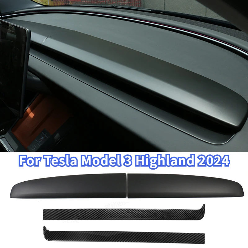 Панель приборной панели для Tesla Model 3 Highland 2024, приборная панель из АБС-пластика, декоративная рамка, накладка, наклейка, автомобильные аксессуары
Панель приборной панели для Tesla Model 3 Highland 2024, приборная панель из АБС-пластика, декоративная рамка, накладка, наклейка, автомобильные аксессуары
