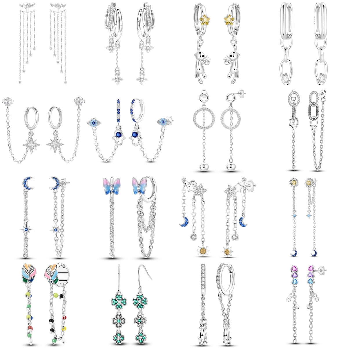 Orstarry Original 925 Sterling Silver Tassel Earrings Women Zircon Ear Studs Sparkling Hoop Earring Anniversary Jewelry Gifts
Orstarry Original 925 Sterling Silver Tassel Earrings Women Zircon Ear Studs Sparkling Hoop Earring Anniversary Jewelry Gifts