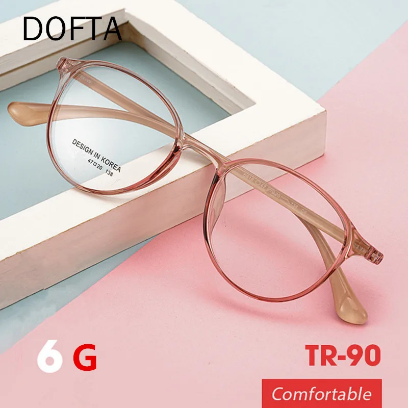 DOFTA Round Optical Myopia Glasses Frame Women Retro TR90 Prescription Eyeglasses Ladies Spectacles Korean Eyewear 5753
DOFTA Round Optical Myopia Glasses Frame Women Retro TR90 Prescription Eyeglasses Ladies Spectacles Korean Eyewear 5753