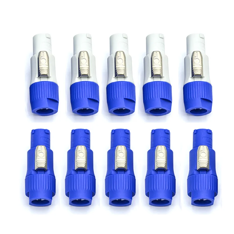 10pcs Powercon AC Plug Socket 20A Input Output Blue White nac3fca Twist Locking Connector for Stage Concert Lighting Led
10pcs Powercon AC Plug Socket 20A Input Output Blue White nac3fca Twist Locking Connector for Stage Concert Lighting Led