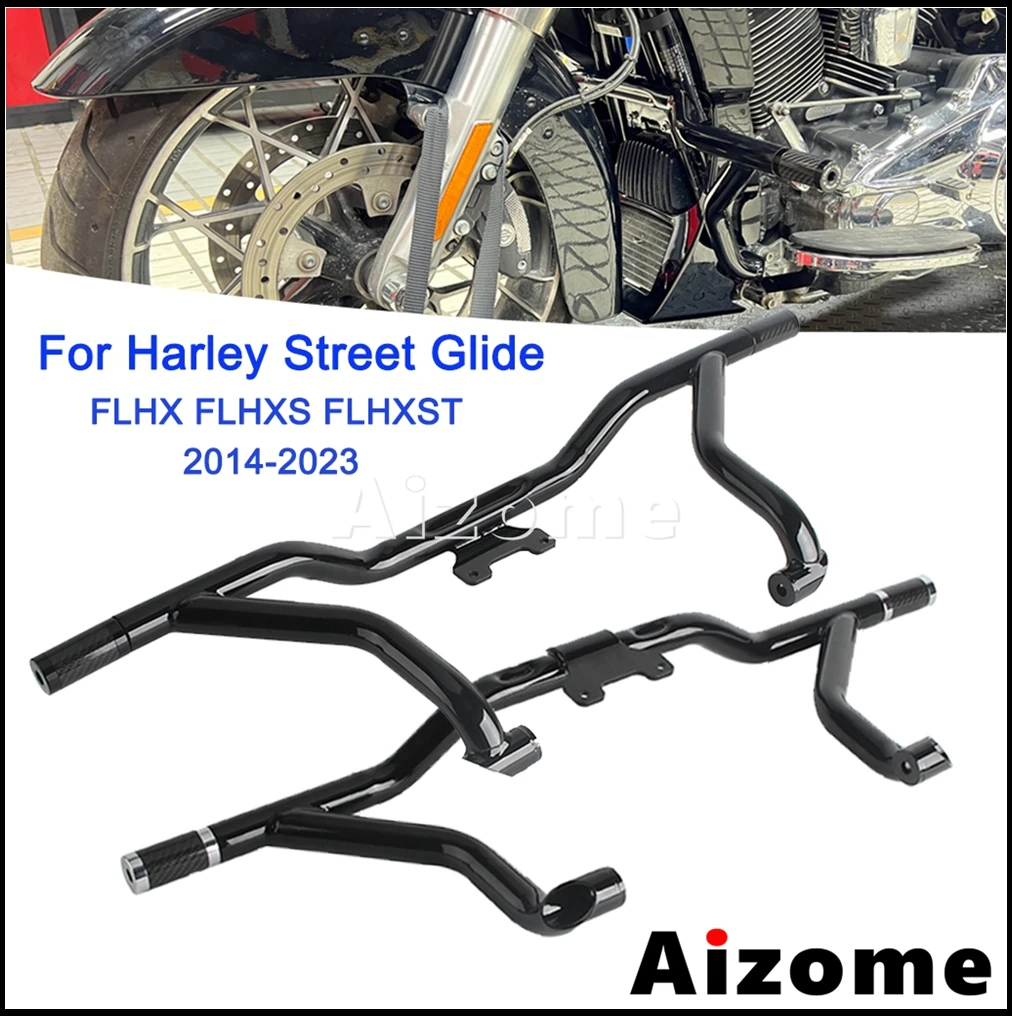 Motorcycle Front Highway Bumper Engine Frame Crash Bar For Harley Street Glide FLHX FLHXS 14-23 CVO FLHXSE 15-23 ST FLHXST 22-23
Motorcycle Front Highway Bumper Engine Frame Crash Bar For Harley Street Glide FLHX FLHXS 14-23 CVO FLHXSE 15-23 ST FLHXST 22-23