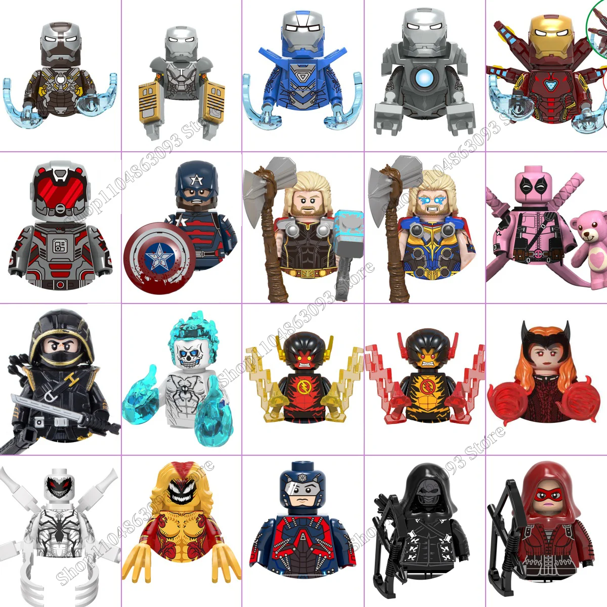 Marvel doll block The Falcon Iron Man Thor Venom children's mini building blocks holiday gift brick toys
Marvel doll block The Falcon Iron Man Thor Venom children's mini building blocks holiday gift brick toys