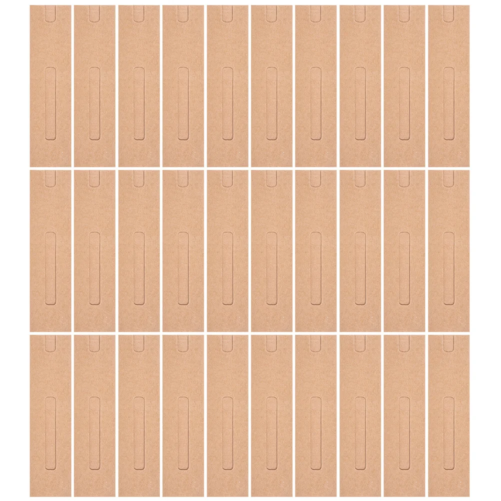 50 Pcs Kraft Paper Pen Case Single Sleeve Packaging Bag Office Accessories Wrapping Bags Sleeves Pencil Small Brown Tape
50 Pcs Kraft Paper Pen Case Single Sleeve Packaging Bag Office Accessories Wrapping Bags Sleeves Pencil Small Brown Tape