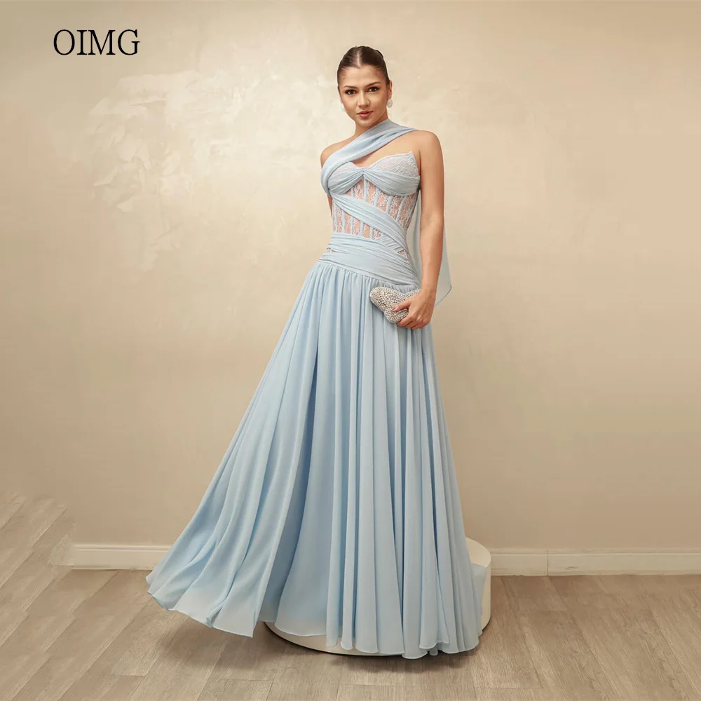 OIMG Flowy Sky Blue A Line Prom Gowns Maxi Cap Lace Sweetheart Neck Party Gown Sexy Floor Length Evening Dress Customized
OIMG Flowy Sky Blue A Line Prom Gowns Maxi Cap Lace Sweetheart Neck Party Gown Sexy Floor Length Evening Dress Customized