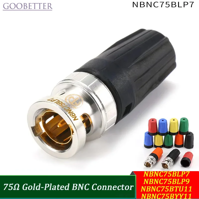 NBNC75BLP7 75Ω Gold-Plated BNC Connector + CANARE LV-61S Coax Cable HD Video CCTV/Broadcast Anti-Interference
NBNC75BLP7 75Ω Gold-Plated BNC Connector + CANARE LV-61S Coax Cable HD Video CCTV/Broadcast Anti-Interference