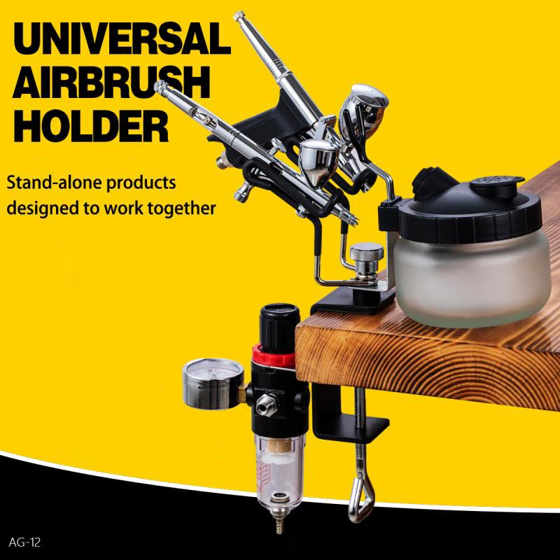 Clamp Style Universal Airbrush Spray Pen Holder Scale Tank Model Kit Anime SciFi DIY Doll Coloring Paint Tool
Clamp Style Universal Airbrush Spray Pen Holder Scale Tank Model Kit Anime SciFi DIY Doll Coloring Paint Tool