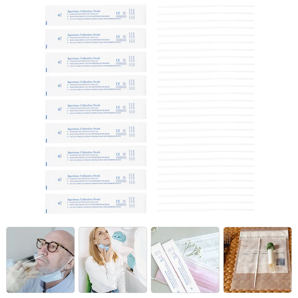 50pcs Nasal Ergonomic Design Nasal Swab For Nasopharyngeal Sampling Hospital Testing Supplies Specimen Collection
50pcs Nasal Ergonomic Design Nasal Swab For Nasopharyngeal Sampling Hospital Testing Supplies Specimen Collection