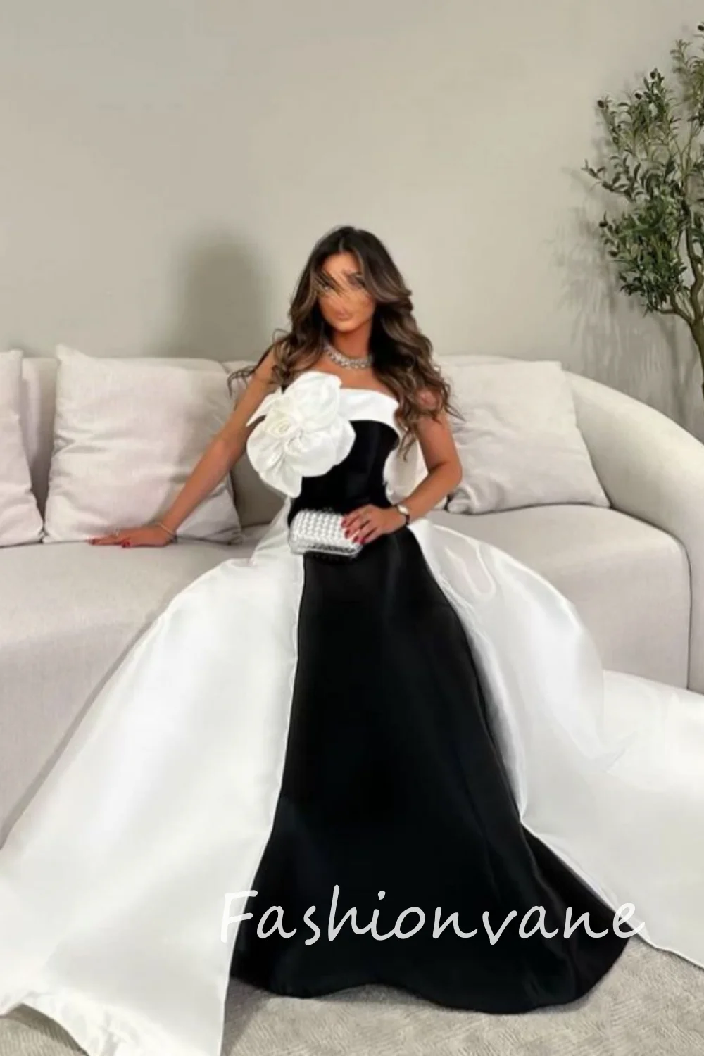 Fashionvane Customized A-Line Strapless Sleeveless Flower Prom Dress Formal Gown Evening Party Dress Cocktail Dress
Fashionvane Customized A-Line Strapless Sleeveless Flower Prom Dress Formal Gown Evening Party Dress Cocktail Dress
