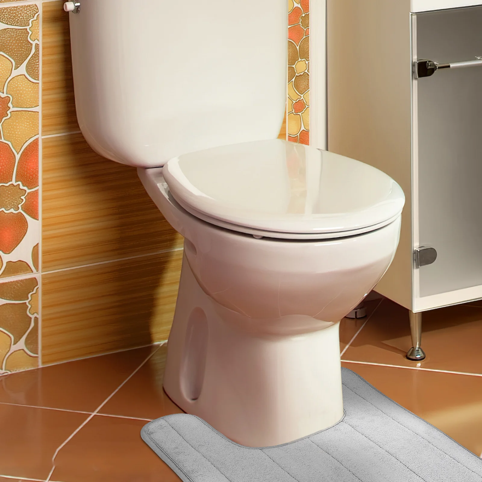 2pcs U-Shaped Toilet Mat Anti-Skid Super Absorbent Bathroom Rug Floor Cushion For Bath Shower Machine Washable Soft Comfortable
2pcs U-Shaped Toilet Mat Anti-Skid Super Absorbent Bathroom Rug Floor Cushion For Bath Shower Machine Washable Soft Comfortable