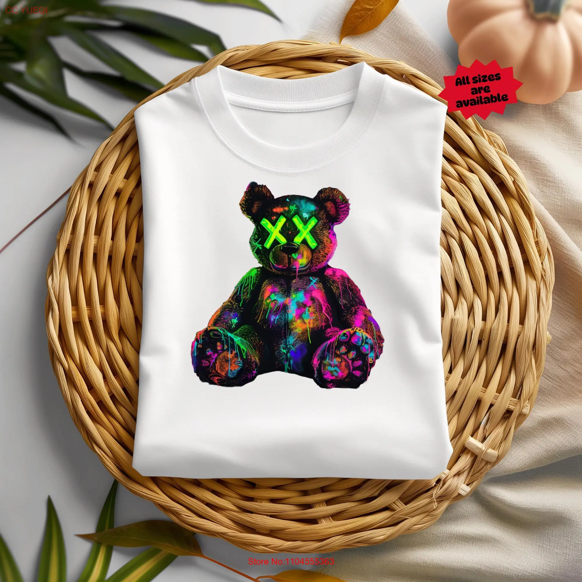 Neon Teddy Bear T Shirt Bold and Artistic Urban Design the Perfect Personalized for A Unique Streetwear
Neon Teddy Bear T Shirt Bold and Artistic Urban Design the Perfect Personalized for A Unique Streetwear