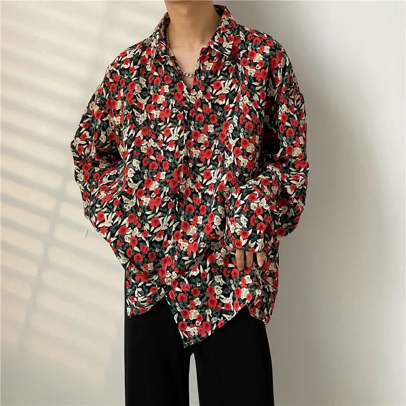 Casual Long Sleeve Floral Shirt Unisex Spring Autumn Fashionable Loose Hawaiian Coat Polyester Fiber Standard Fit Daily Wear
Casual Long Sleeve Floral Shirt Unisex Spring Autumn Fashionable Loose Hawaiian Coat Polyester Fiber Standard Fit Daily Wear