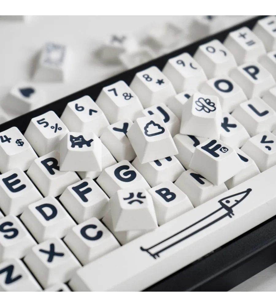 Keycap PBT Sublimation Customized Cherry Original Height 65/75 Large Character Mechanical Keyboard
Keycap PBT Sublimation Customized Cherry Original Height 65/75 Large Character Mechanical Keyboard