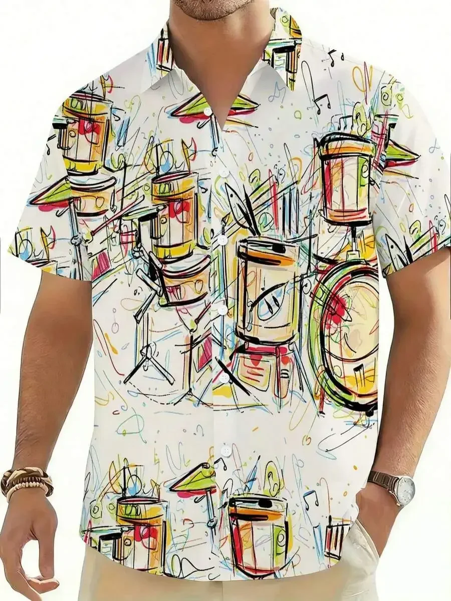 Abstract Colorful Drum Sketch 3D Printed Casual Mens Button Down Shirt Summer Beach Lightweight Breathable Top
Abstract Colorful Drum Sketch 3D Printed Casual Mens Button Down Shirt Summer Beach Lightweight Breathable Top
