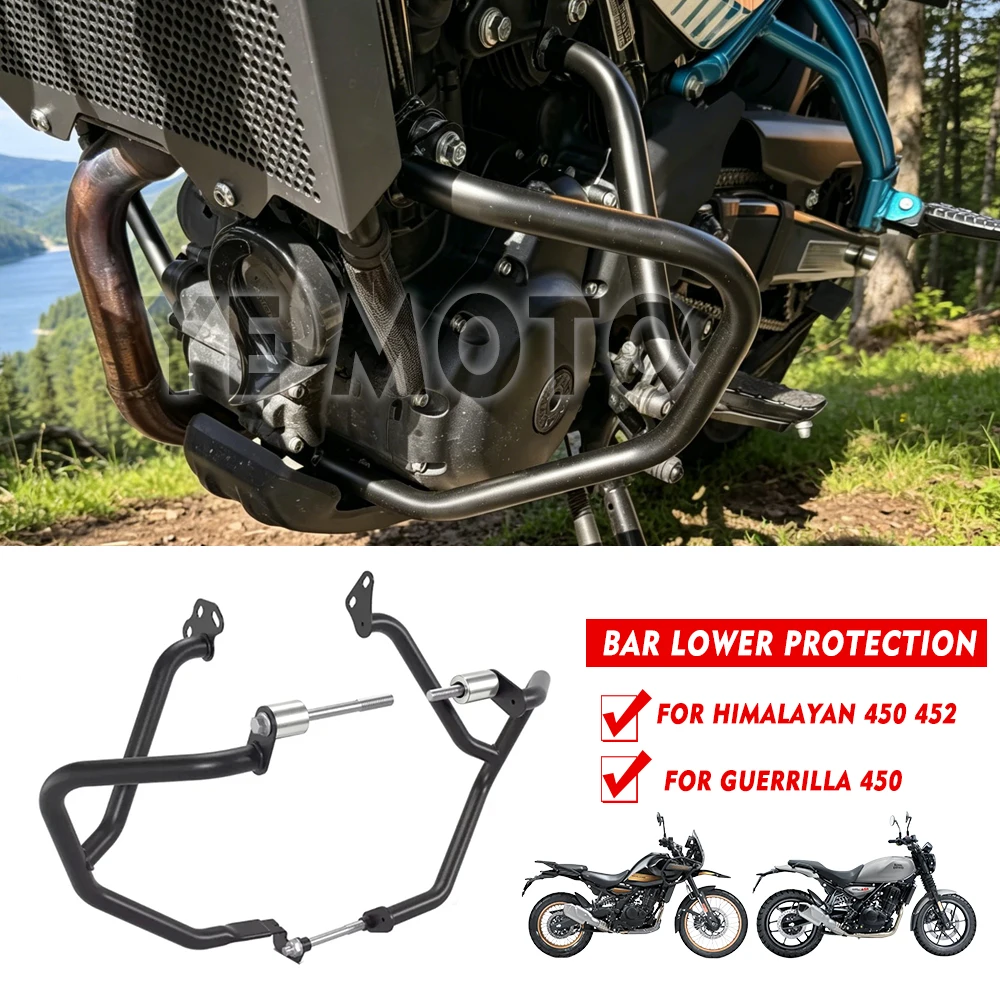 Accessories For himalayan 450 452 Engine Frame Protector Highway Crash Bar Motorcycle For RE Himalayan450 Guerrilla450 2024 2025
Accessories For himalayan 450 452 Engine Frame Protector Highway Crash Bar Motorcycle For RE Himalayan450 Guerrilla450 2024 2025