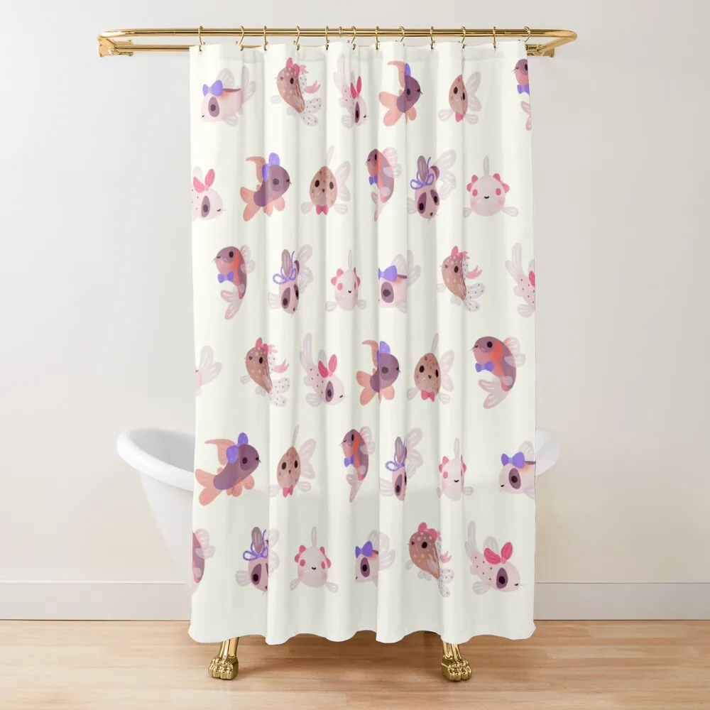 Ribbon corydoras Shower Curtain Bathroom Shower Set Waterproof Shower Curtain
Ribbon corydoras Shower Curtain Bathroom Shower Set Waterproof Shower Curtain