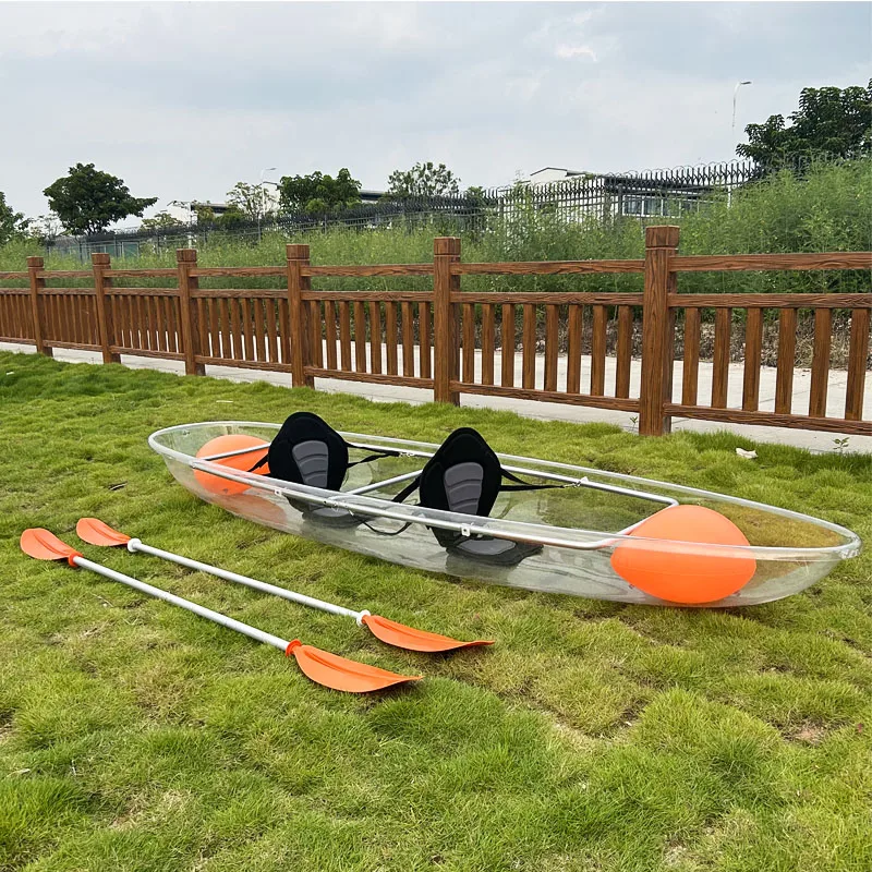 3.36m Double Crystal Clear PC Kayak with Luxury EVA Seat | High Transparency | Full Accessories for Lake Beach Fishing
3.36m Double Crystal Clear PC Kayak with Luxury EVA Seat | High Transparency | Full Accessories for Lake Beach Fishing