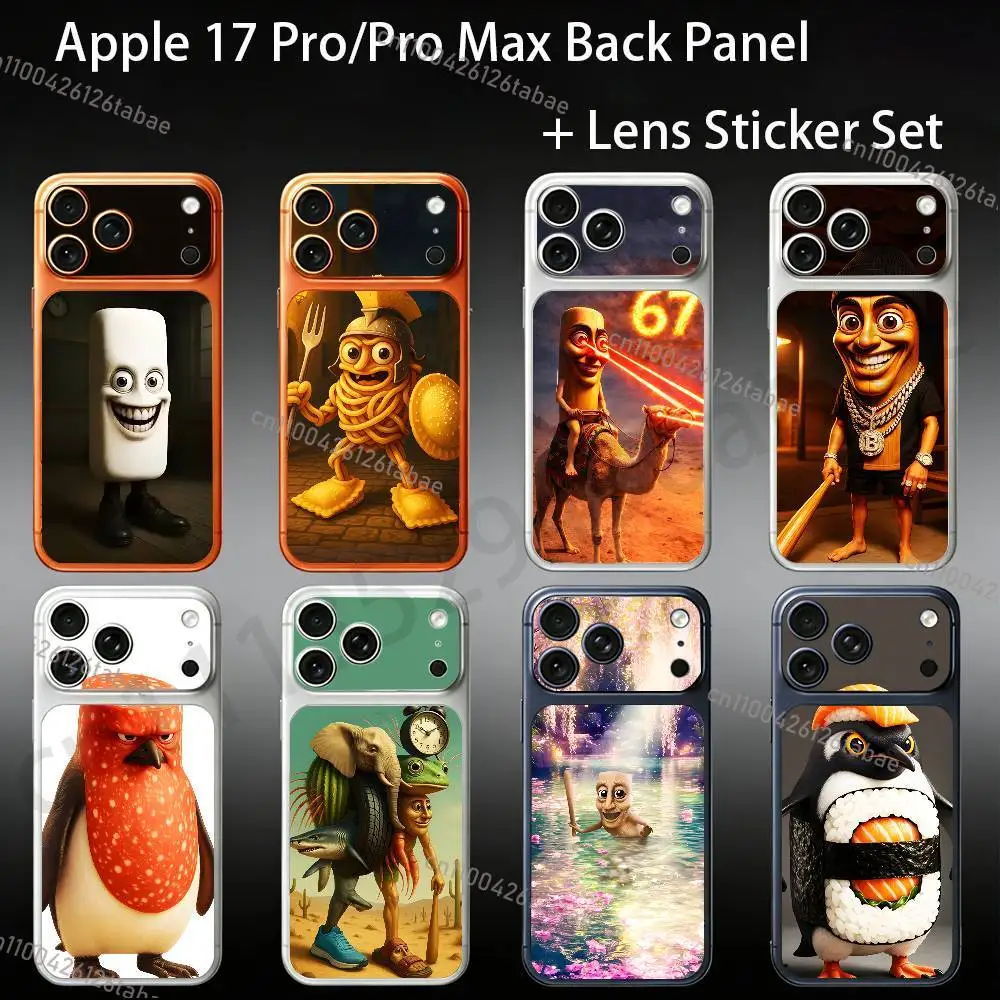 NEW Italian Brainrot Animals For iPhone 17proMax/17pro Full Cover Decal Skin Wrap Colorful Rear Protective Sticker Film
NEW Italian Brainrot Animals For iPhone 17proMax/17pro Full Cover Decal Skin Wrap Colorful Rear Protective Sticker Film
