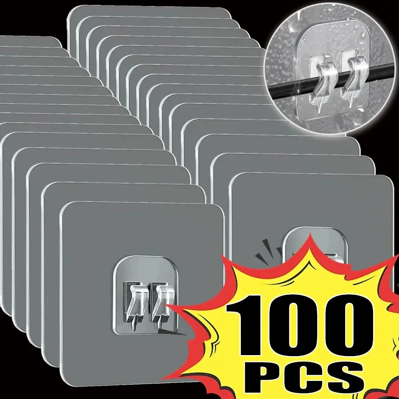 10-100PCS Self Adhesive Strong Sticker Hook Multi-Purpose Hook Wall Hanging Holder Kitchen Bathroom Organizer Shelf Holder
10-100PCS Self Adhesive Strong Sticker Hook Multi-Purpose Hook Wall Hanging Holder Kitchen Bathroom Organizer Shelf Holder