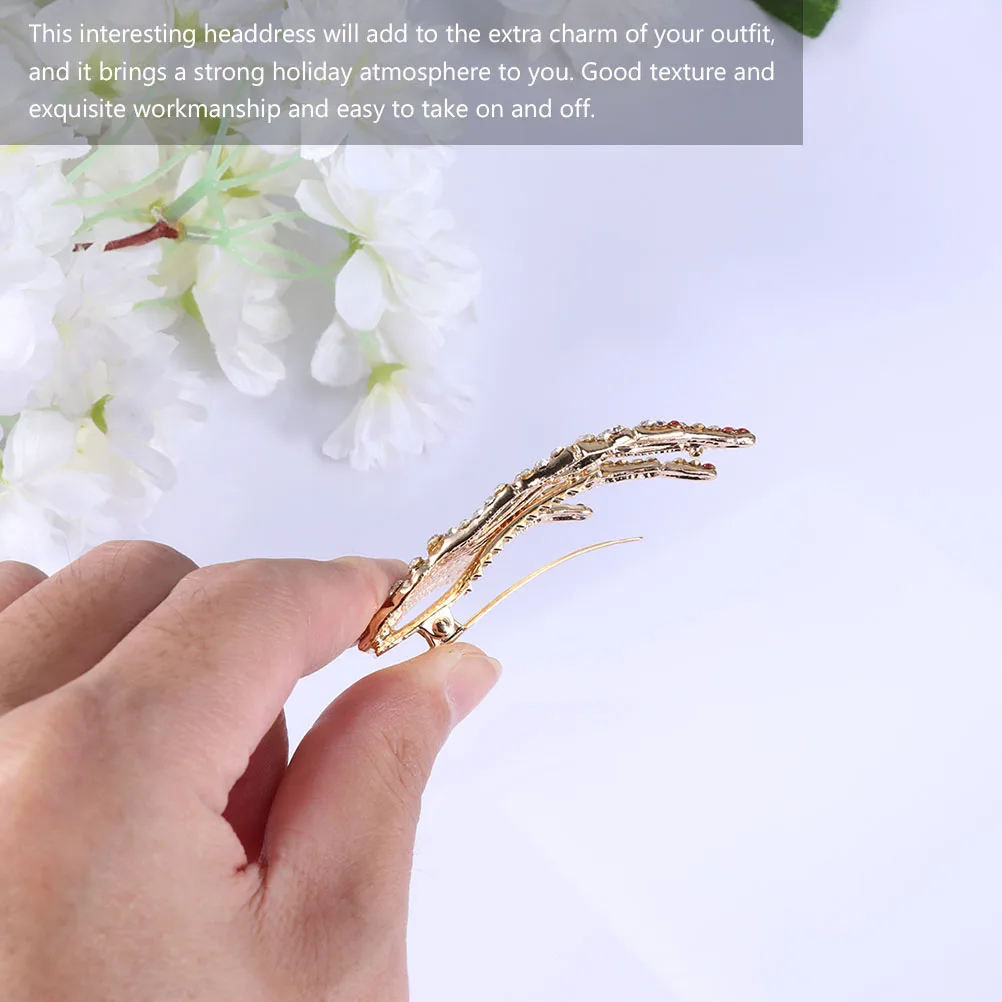 2 Pcs Claw Hair Card Clips Disposable Halloween Alloy Skull Miss Hand Bone Hairpins
2 Pcs Claw Hair Card Clips Disposable Halloween Alloy Skull Miss Hand Bone Hairpins