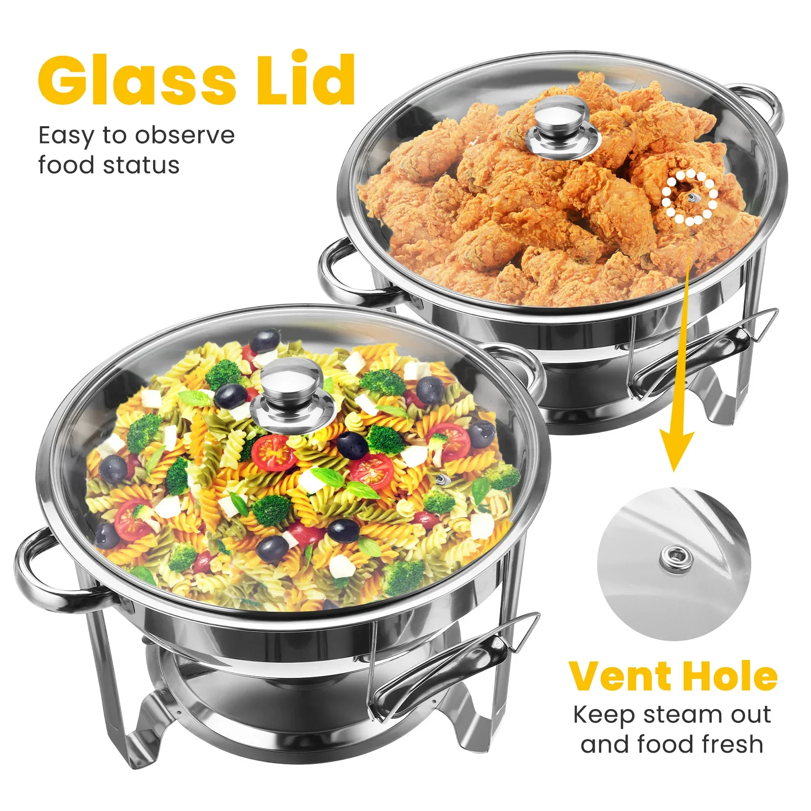 New 4L Foldable Stainless Steel Square Buffet Stove Dish Set Container Food Warmer Rectangular Chafing Dish Full Buffet Catering
New 4L Foldable Stainless Steel Square Buffet Stove Dish Set Container Food Warmer Rectangular Chafing Dish Full Buffet Catering