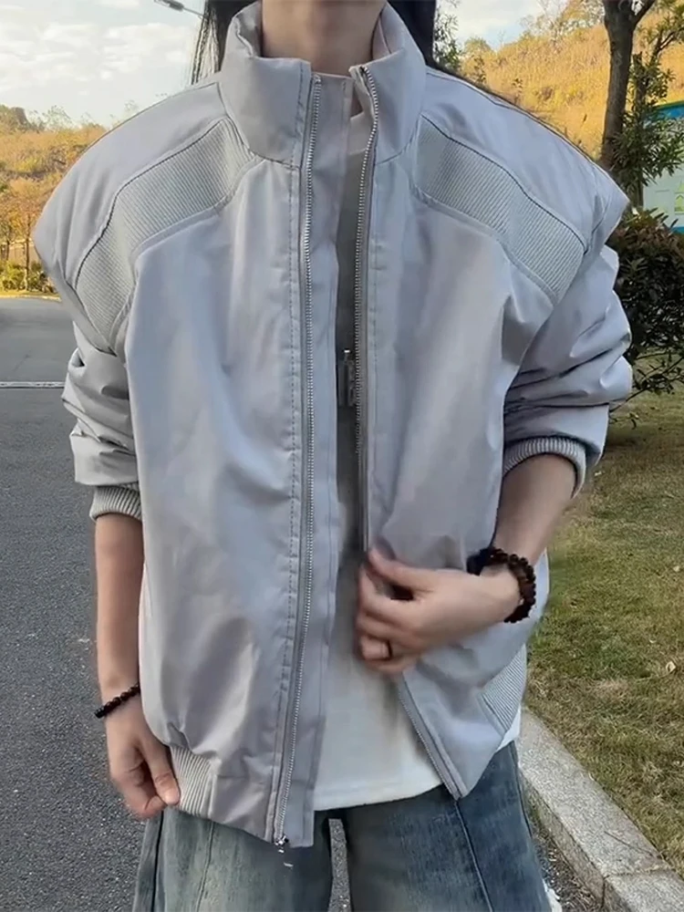 American Sle Patchwork Flight Jaet Cotton Coat Men Winter Bomber ort Baseball Coat Stand Collar Thiened Long Sve
American Sle Patchwork Flight Jaet Cotton Coat Men Winter Bomber ort Baseball Coat Stand Collar Thiened Long Sve