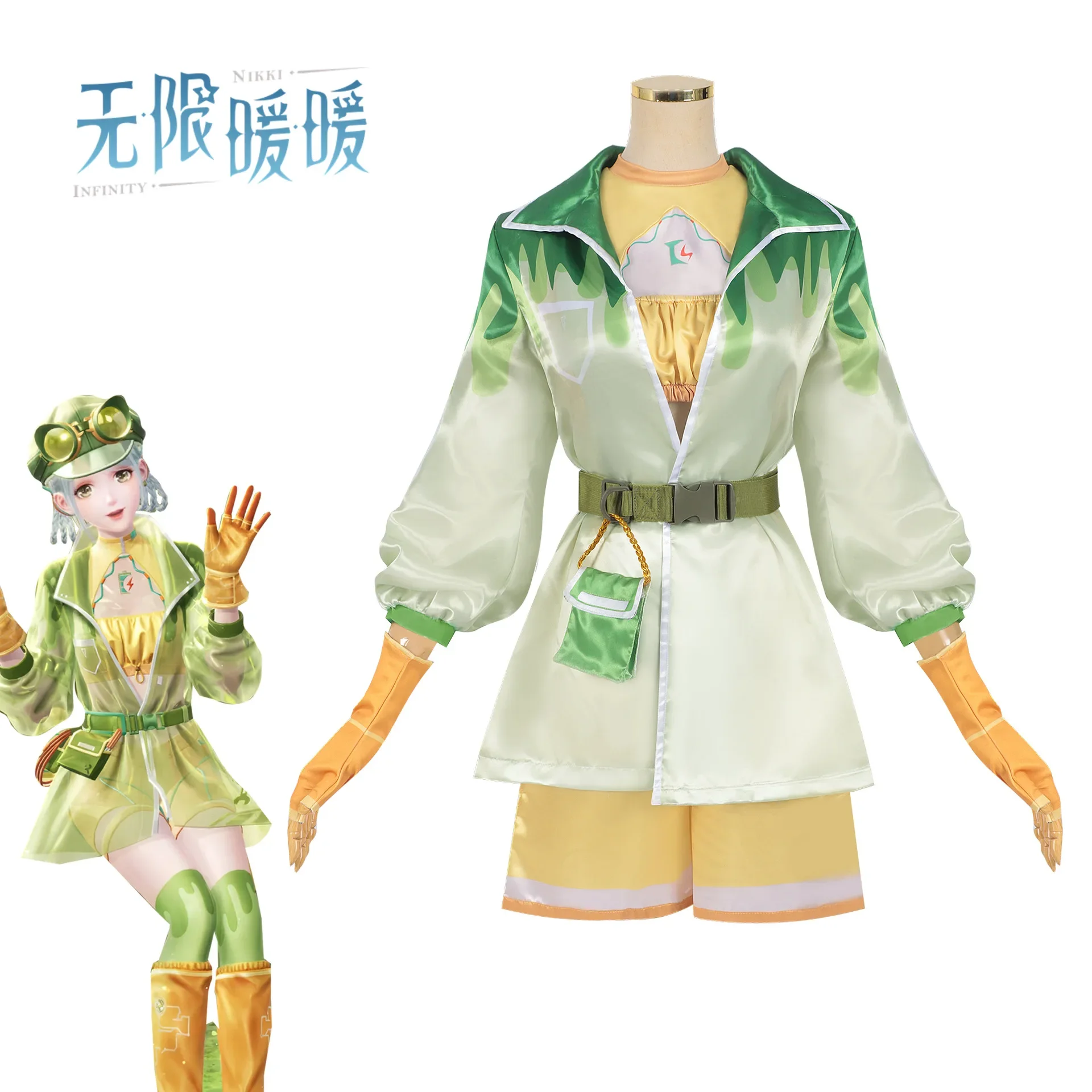 Game Infinity Nikki Cosplay Costumes Sweet Girl Lolita Green Uniform Halloween Party Play Outfit 2025
Game Infinity Nikki Cosplay Costumes Sweet Girl Lolita Green Uniform Halloween Party Play Outfit 2025