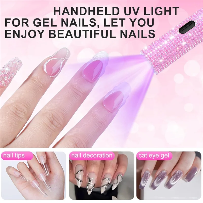 Ручная УФ-лампа для гелевых ногтей, беспроводная лампа для ногтей, перезаряжаемая портативная мини-сушилка для маникюра «сделай сам»
Ручная УФ-лампа для гелевых ногтей, беспроводная лампа для ногтей, перезаряжаемая портативная мини-сушилка для маникюра «сделай сам»